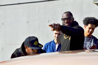 Londra, Bt merkezi Amerika Birleşik Devletleri-10/01/2018 Deontay Wilder vs Tyson Fury tanıtım turu spor