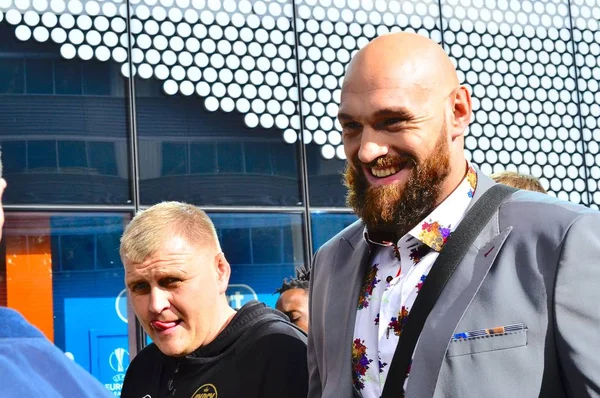 Londra, Bt merkezi Amerika Birleşik Devletleri-10/01/2018 Deontay Wilder vs Tyson Fury tanıtım turu spor