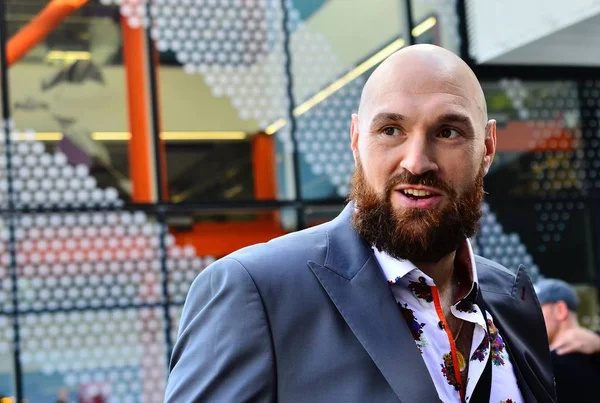 Londra, Bt merkezi Amerika Birleşik Devletleri-10/01/2018 Deontay Wilder vs Tyson Fury tanıtım turu spor