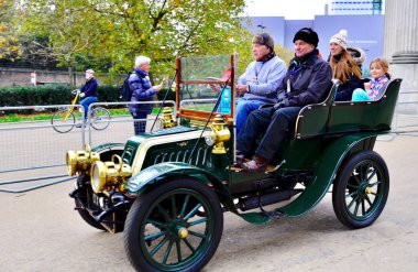 London, Hyde park/İngiltere, Vintage araba Londra Brighton Veteran araç çalıştırmak, 11,4,2018 için