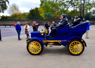 London, Hyde park/İngiltere, Vintage araba Londra Brighton Veteran araç çalıştırmak, 11,4,2018 için