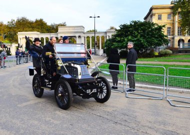 London, Hyde park/İngiltere, Vintage araba Londra Brighton Veteran araç çalıştırmak, 11,4,2018 için