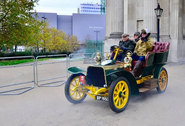 London, Hyde park/İngiltere, Vintage araba Londra Brighton Veteran araç çalıştırmak, 11,4,2018 için