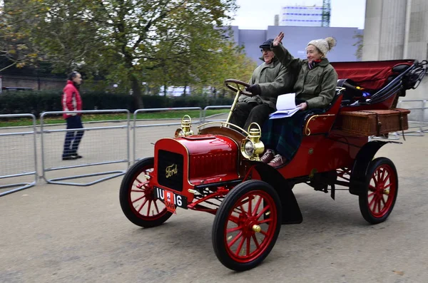 London, Hyde park/İngiltere, Vintage araba Londra Brighton Veteran araç çalıştırmak, 11,4,2018 için