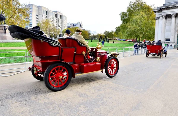 London, Hyde park/İngiltere, Vintage araba Londra Brighton Veteran araç çalıştırmak, 11,4,2018 için