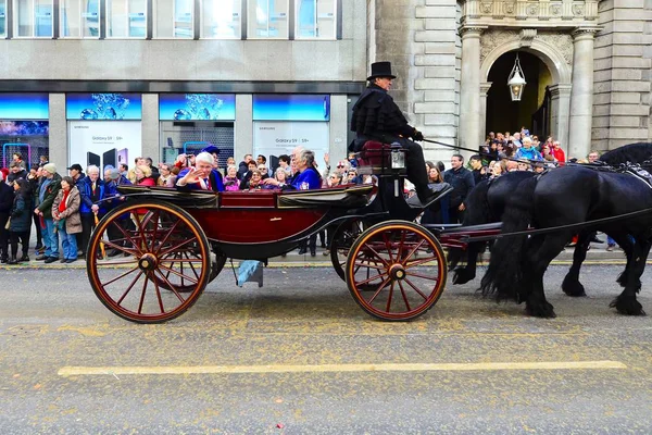 London, Büyük Britanya, 10 Kasım 2018:, City of London Lordmayor gösterisinde 
