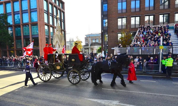 London United Kingdom November 2018 Lordmayor Show City London — Stock Photo, Image