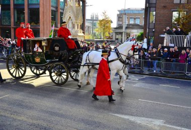 London, Büyük Britanya, 10 Kasım 2018:, Londra şehir Belediye Başkanı gösterisinde 