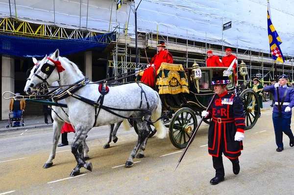 Λονδίνο Ηνωμένο Βασίλειο Νοεμβρίου 2018 Την Lordmayor Παράσταση Στο City — Φωτογραφία Αρχείου