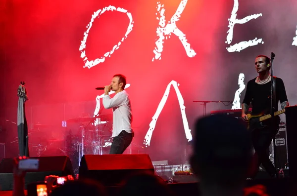 Ivano Frankivsk Ucrânia 2019 Tour Concerto Grupo Okean Elzy Ivano — Fotografia de Stock