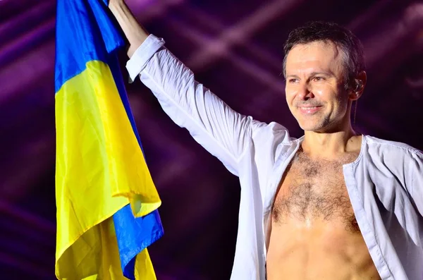 Ivano Frankivsk Ucrânia 2019 Tour Concerto Grupo Okean Elzy Ivano — Fotografia de Stock