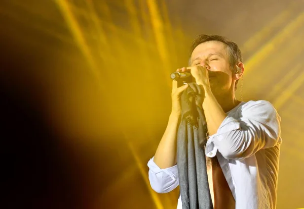 Ivano Frankivsk Ucrânia 2019 Tour Concerto Grupo Okean Elzy Ivano — Fotografia de Stock