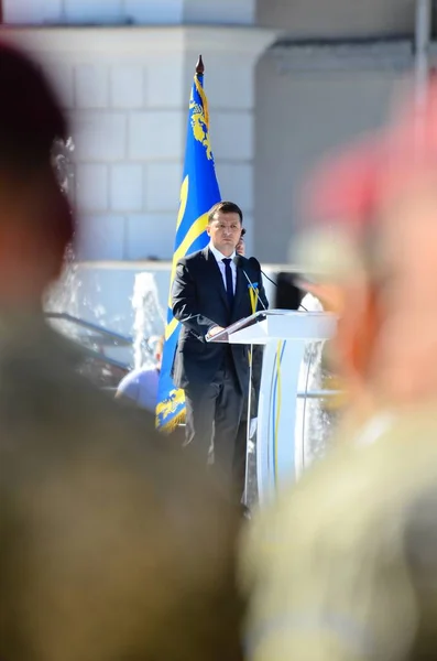 Киев Украина День Независимости 2019 Празднование Летия Независимости Площади Независимости — стоковое фото