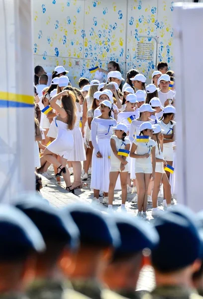 Kiew Ukraine Unabhängigkeitstag 2019 Feier Des Jahrestages Des Unabhängigkeitstages Auf — Stockfoto