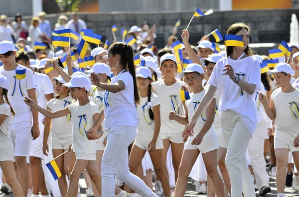 Kiev Ukraine Independence Day 2019 Celebration 28Th Anniversary Independence Day — Stock Photo, Image