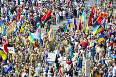 Kiev/Ukrayna,Bağımsızlık Günü,08.24.2019-Bağımsızlık Günü'nün 28. 