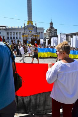 Kiev/Ukrayna,Bağımsızlık Günü,08.24.2019-Bağımsızlık Günü'nün 28. 