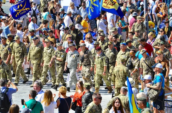 Kiev Ukrayna Bağımsızlık Günü 2019 Bağımsızlık Günü Nün — Stok fotoğraf