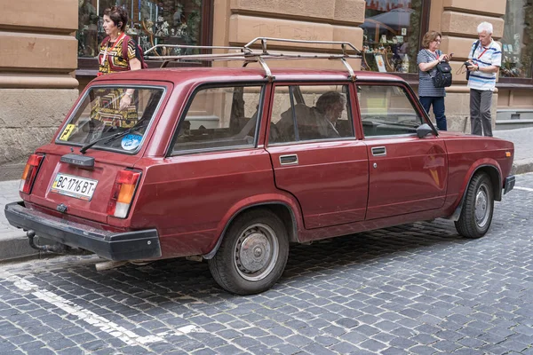 Lviv Ukraine Juli 2019 Russisch Gefertigter Lada 2104 Kombi Auf — Stockfoto