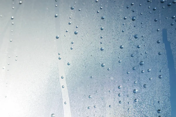 Wassertropfen Auf Einem Fenster Als Hintergrund — Stockfoto