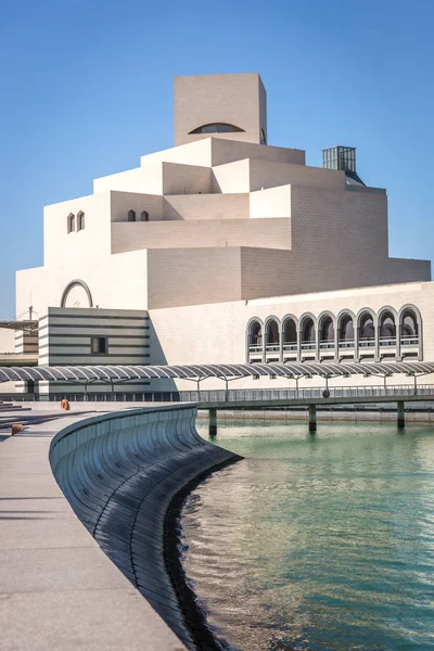 Doha Katar Jan 9Th 2018 Modern Építészeti Múzeum Iszlám Művészet — Stock Fotó