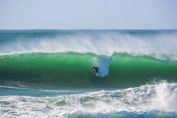 Peniche Portugalsko 25Th Říjen 2017 Mick Fanning Surfování Vlně Během — Stock fotografie