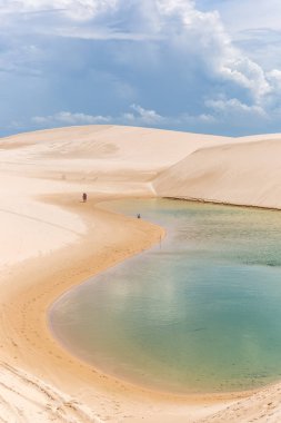 Şaşırtıcı senaryo itibariyle Lencois Maranhenses Milli yıllık olarak 60.000 ziyaretçi aldığı Parkı,