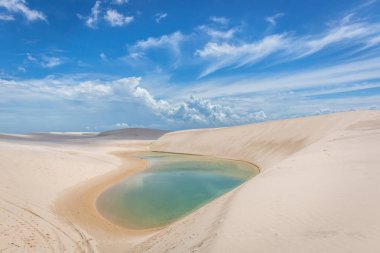 Şaşırtıcı senaryo itibariyle Lencois Maranhenses Milli yıllık olarak 60.000 ziyaretçi aldığı Parkı,