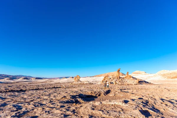 Desierto Atacama Salida 2017 Turistas Disfrutando Del Exótico Escenario Del —  Fotos de Stock