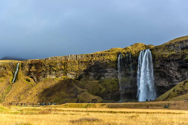 Increíble Caída Islandia Día Nublado — Foto de Stock