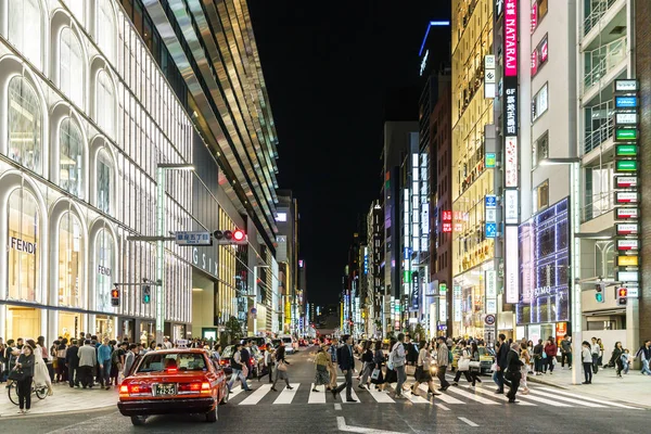 2018 일본에서 시내에서도 사람들의 — 스톡 사진