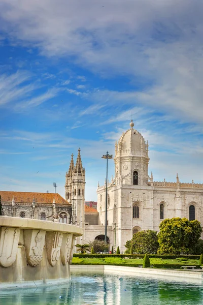 Jeronimo Klášter Lisabonu Portugalsku Jeden Nejznámějších Turistických Míst Městě — Stock fotografie