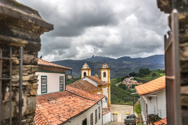 Die Stadt Ouro Preto Brasilien Ein Kulturerbe Der Unesco — Stockfoto