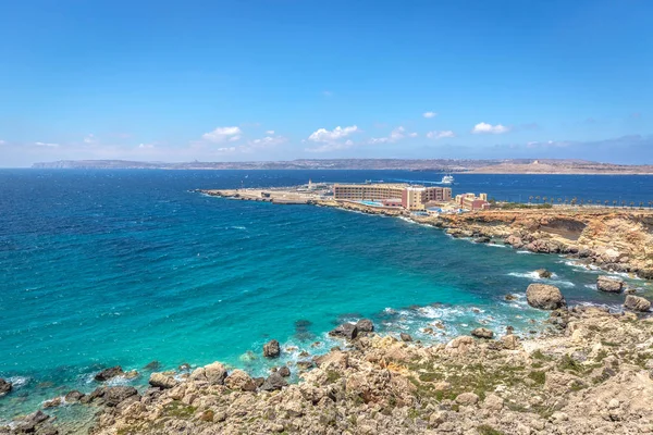 Erstaunliche Strandlandschaft Malta — Stockfoto