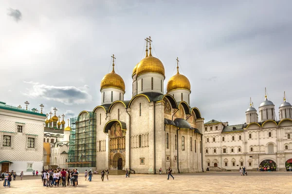 Moscú Rusia Junio 2018 Una Hermosa Iglesia Ortodoxa Dentro Del — Foto de Stock