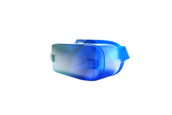 Virtuális valóság szemüveg vagy Vr szemüveg által kínált vizuális hatásokkal. A technológia, a jelen és a jövő — Stock Fotó