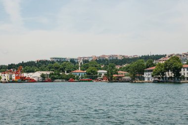 Istanbul Boğaziçi'nin taraftan Avrupa bölümünün görünümünü