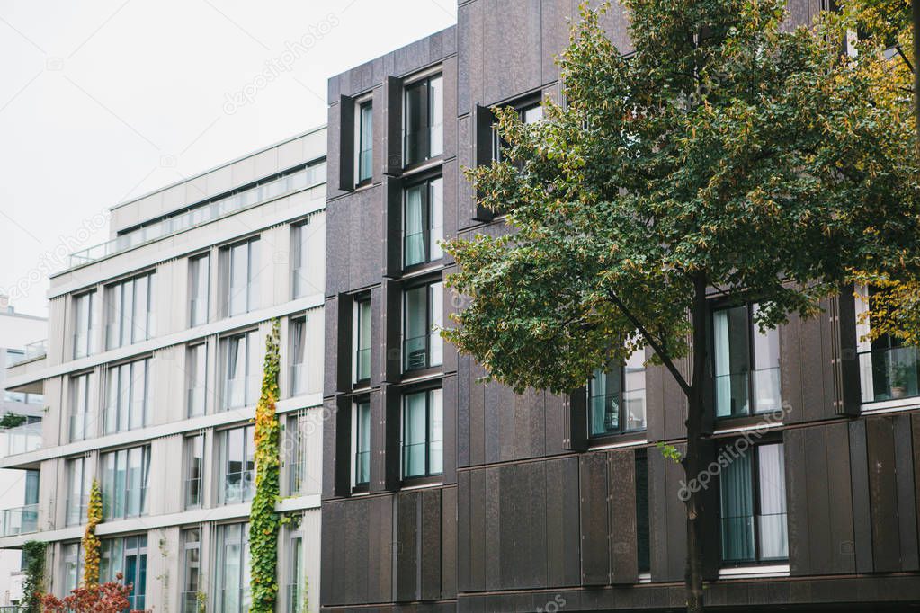 The usual residential building in Berlin in Germany