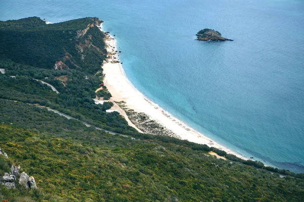 ポルトガルの海岸沖の大西洋の美しい景色。珍しい自然の風景 — ストック写真
