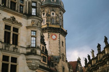 Antik mimari karmaşık parçası Almanya'da Dresden Kraliyet Sarayı olarak adlandırılan