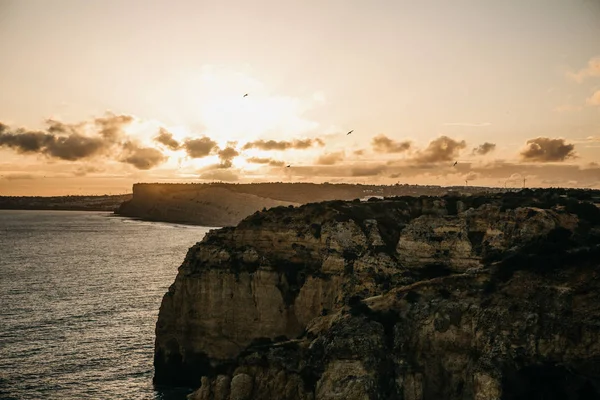 Atlantic oceans and a beautiful sunset. — Stock Photo, Image