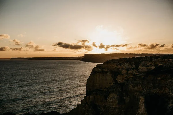 Atlantic oceans and a beautiful sunset. — Stock Photo, Image