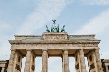 Berlin, Almanya 'daki Brandenburg Kapısı.