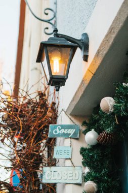 Bir işareti veya bilgi girişinde kapalı