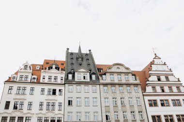 Almanya'da Leipzig geleneksel binalar.