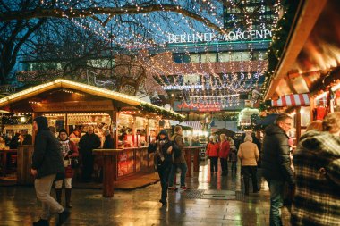Berlin 'de Noel pazarı.