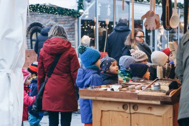 Berlin 'de Noel pazarı.