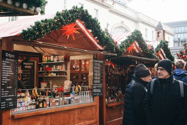 Mercado de Natal em Berlim. — Fotografia de Stock