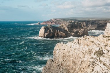 Atlantik okyanusunun güzel manzarası.