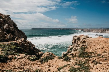 Atlantik okyanusunun güzel manzarası.